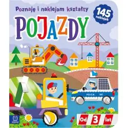POJAZDY. POZNAJĘ I NAKLEJAM KSZTAŁTY 3+