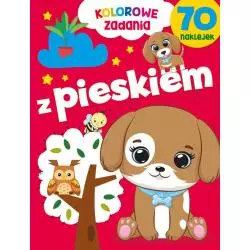 KOLOROWE ZADANIA Z PIESKIEM. KSIĄŻECZKA Z NAKLEJKAMI