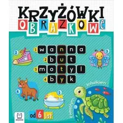 KRZYŻÓWKI OBRAZKOWE Z WESOŁYM ŻÓŁWIKIEM 6+