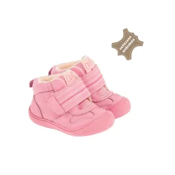 TRZEWIKI DZIEWCZĘCE RÓŻOWE SKÓRZANA WKŁADKA ROZMIAR 19 COOL CLUB