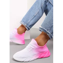 BUTY SPORTOWE BIAŁO-FUKSJOWE ROZMIAR 39 II GATUNEK