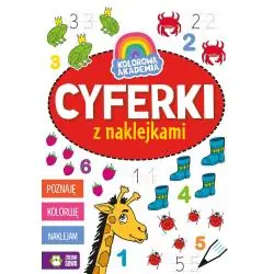 CYFERKI Z NAKLEJKAMI. KOLOROWA AKADEMIA