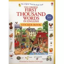 FIRST THOUSAND WORDS IN ENGLISH STICKER BOOK