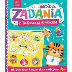 WESOŁE ZADANIA Z TYGRYSKIEM URWISKIEM. AKTYWIZUJĄCA KSIĄŻECZKA Z NAKLEJKAMI 4+