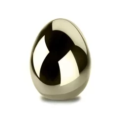 FIGURKA DEKORACYJNA JAJO ZŁOTE 10 CM