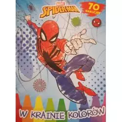 MARVEL SPIDER-MAN. W KRAINIE KOLORÓW. KOLOROWANKA Z NAKLEJKAMI