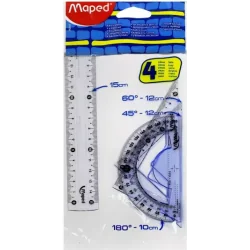 ZESTAW GEOMETRYCZNY 4 ELEMENTY