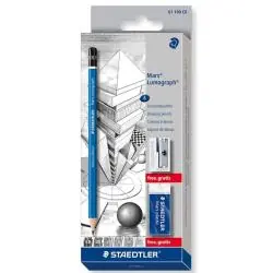 OŁÓWKI SZEŚCIOKĄTNE STAEDTLER 6 SZTUK