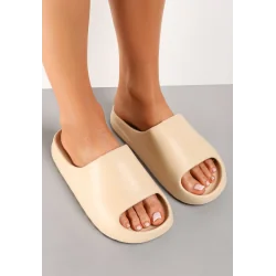 BEŻOWE KLAPKI PIANKOWE ROZMIAR 36-37