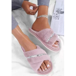 RÓŻOWE KAPCIE ROZMIAR 38-39 II GATUNEK