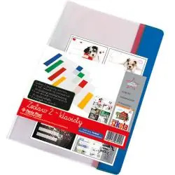 ZESTAW OKŁADEK NA PODRĘCZNIKI DLA KLASY II 8 SZTUK