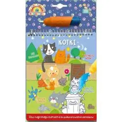 KOTKI. MALOWANKA WODNA Z FLAMASTREM