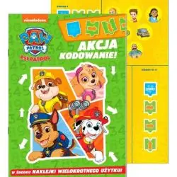 PSI PATROL. AKCJA KODOWANIE. KSIĄŻECZKA Z NAKLEJKAMI