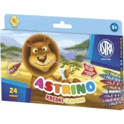 KREDKI WOSKOWE 24 KOLORY ASTRA