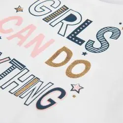 T-SHIRT DZIEWCZĘCY BIAŁY 128 CM COOL CLUB - Cool Club