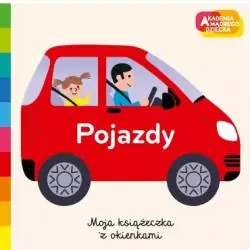 POJAZDY. MOJA KSIĄŻECZKA Z OKIENKAMI. AKADEMIA MĄDREGO DZIECKA II GATUNEK