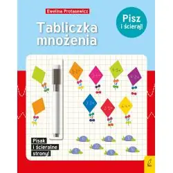 TABLICZKA MNOŻENIA. PISZ I ŚCIERAJ. 
