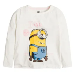 BLUZKA DZIEWCZĘCA PIŻAMOWA MINIONKI ROZMIAR 140 COOL CLUB