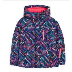 KURTKA NARCIARSKA DZIEWCZĘCA ROZMIAR 140 CM COOL CLUB UŻYWANA