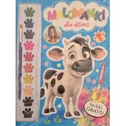 KRÓWKA. MALOWANKI DLA DZIECI + FARBKI