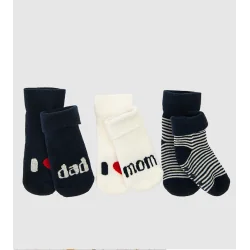 SKARPETKI NIEMOWLĘCE 3-PAK ROZMIAR 19/21CM COOL CLUB