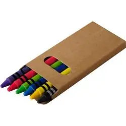 KREDKI ŚWIECOWE WOSKOWE 6 KOLORÓW