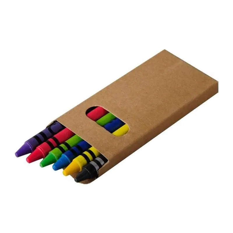 KREDKI ŚWIECOWE WOSKOWE 6 KOLORÓW