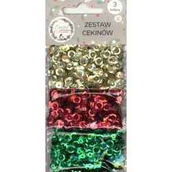 ZESTAW CEKINÓW 3 KOLORY