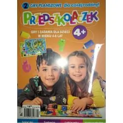 PRZEDSZKOLACZEK. GRY I ZABAWY DLA DZIECI W WIEKU 4-6 LAT + 2 GRY PLANSZOWE DLA CAŁEJ RODZINY