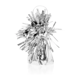 CIĘŻAREK DO BALONÓW FOLIOWY SREBRNY