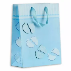 TOREBKA PREZENTOWA NIEBIESKA BABY BOY ROZMIAR L