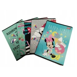 ZESZYT A5 W KRATKĘ 16 KARTEK MINNIE