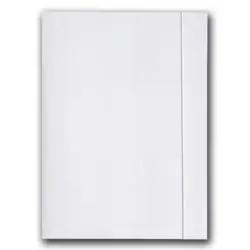 TECZKA BIAŁA Z GUMKĄ A4