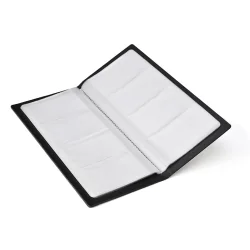 ETUI CZARNE SKÓRZANE NA WIZYTÓWKI