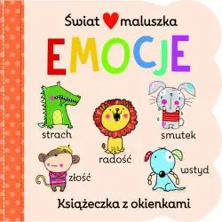 EMOCJE. ŚWIAT MALUSZKA. KSIĄŻECZKA Z OKIENKAMI