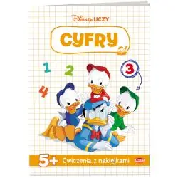 DISNEY MIKI. CYFRY. ĆWICZENIA Z NAKLEJKAMI 5+