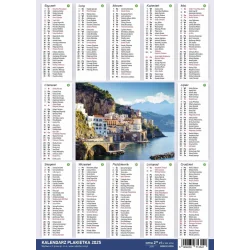 KALENDARZ A4 WŁOCHY PLAKIETKA 2025