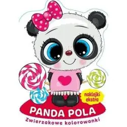 PANDA POLA. ZWIERZAKOWE KOLOROWANKI Z NAKLEJKAMI