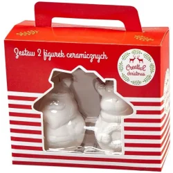 ZAWIESZKI CERAMICZNE MIKOŁAJ I RENIFER ZESTAW KREATYWNY