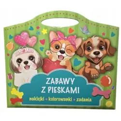 ZABAWY Z PIESKAMI. NAKLEJKI, KOLOROWANKI, ZADANIA