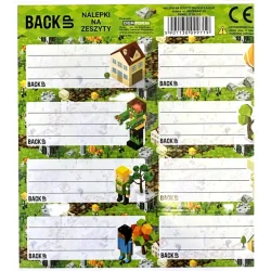 NAKLEJKI NA ZESZYTY GAME 3 ARKUSZE DERFROM