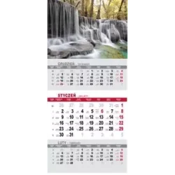 KALENDARZ TRÓJDZIELNY WODOSPAD 2025