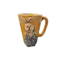 KUBEK CERAMICZNY KRÓLIK 500ML