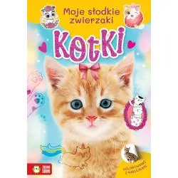 KOTKI. MOJE SŁODKIE ZWIERZAKI. KOLOROWANKA Z NAKLEJKAMI