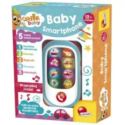 ELEKTRONICZNY BABY SMARTPHONE Z 5 FUNKCJAMI LISCANI 12M+