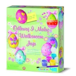 ODLEWAJ I MALUJ WIELKANOCNE JAJA ZESTAW KREATYWNY 5+