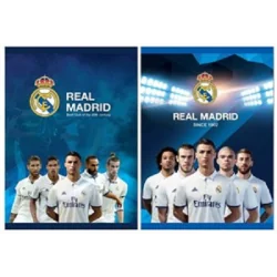 ZESZYT W TRZY LINIE 16 KARTEK A5 REAL MADRYT