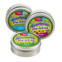 KREATYWNA PLASTELINA ZIELONA CREADU KIDS 3+