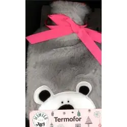 TERMOFOR SZARY MIŚ FUTRZANY