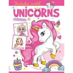 UNICORNS. KOLOROWANKA Z NAKLEJKAMI